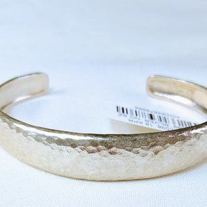 Gurhan Hammered Silver CUFF Bracelet .925 silver - STERLING - Brand New in Box